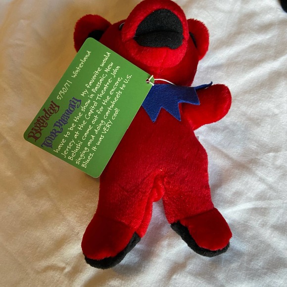 Grateful Dead Bertha Bear Bean Liquid Blue Collectibles Vintage Rtd NewOld Stock - Picture 5 of 9